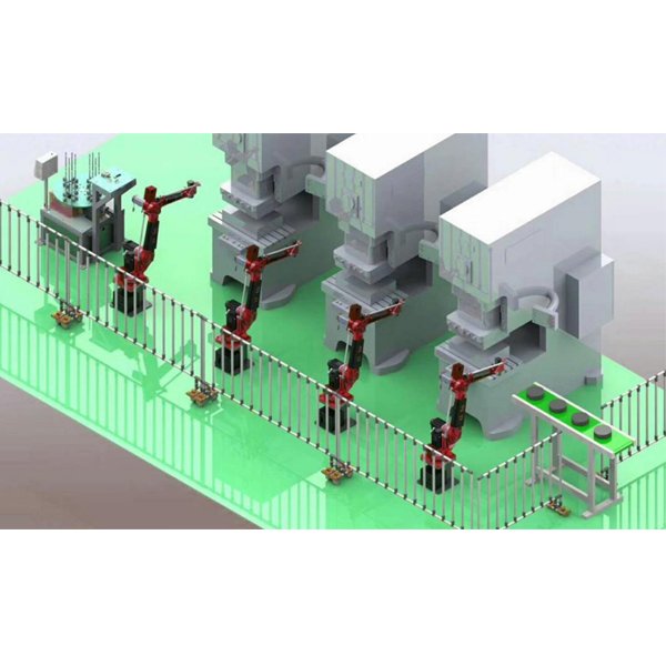 四軸機器人沖壓連線工作站